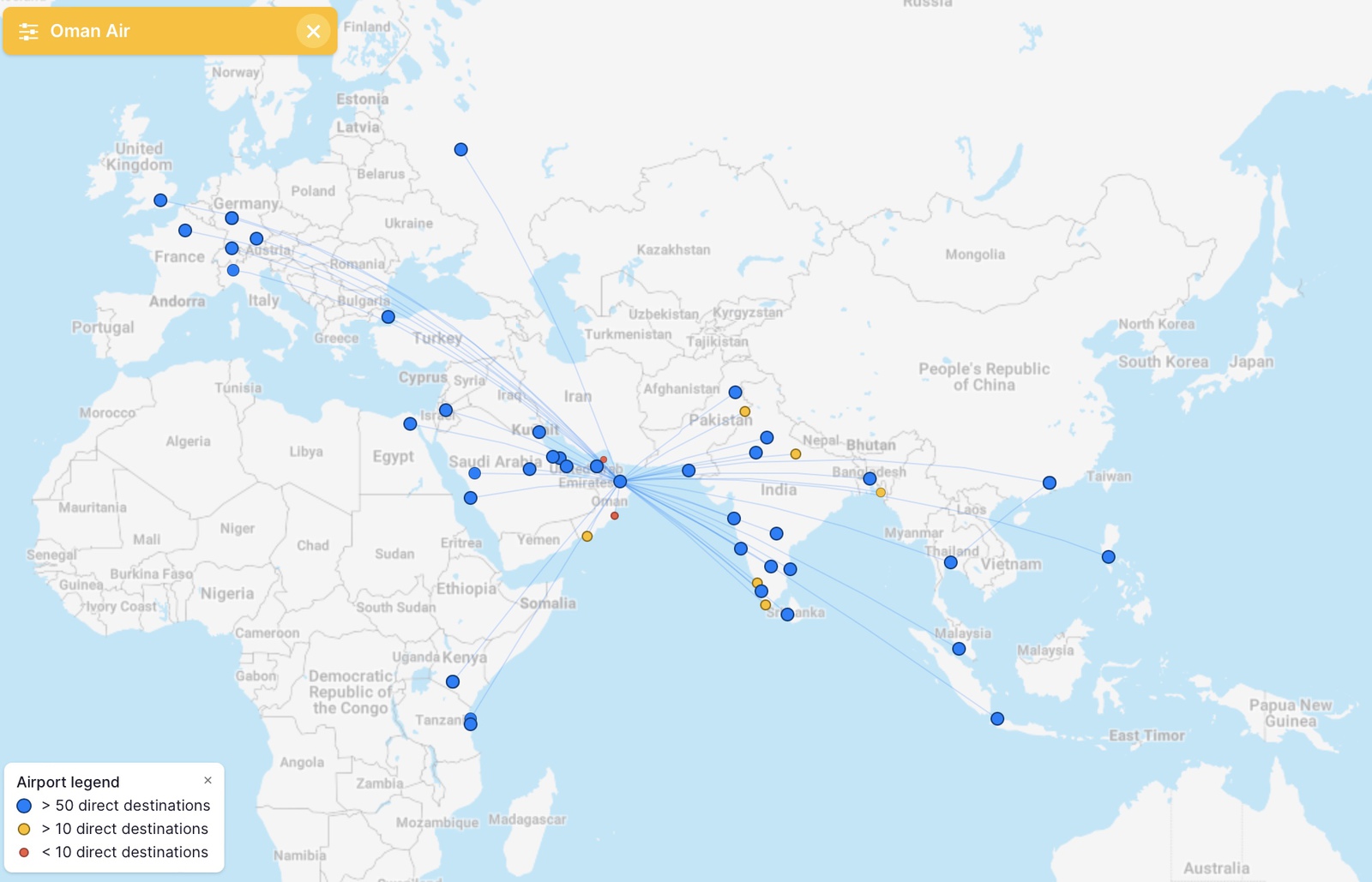 Oman Air, Nouveau Partenaire d’Aeroplan - oman air flightconnections