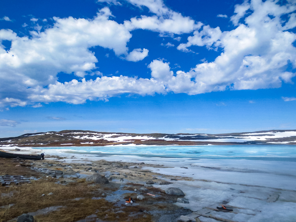 La fonte des glaces au printemps qui donne une eau turquoise et limpide - Crédit Photo Gabriel Lacoste-Piotte