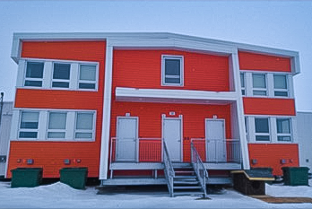 Un bloc appartement du personnel enseignant d'Umiujaq - Crédit photo Gabriel Lacoste-Piotte
