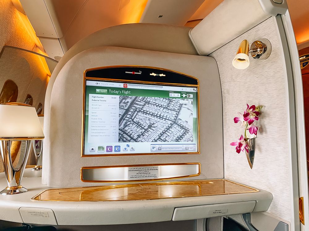 DXB YYZ Emirates First Class