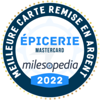 Meilleure carte credit Remise en argent Epicerie MC