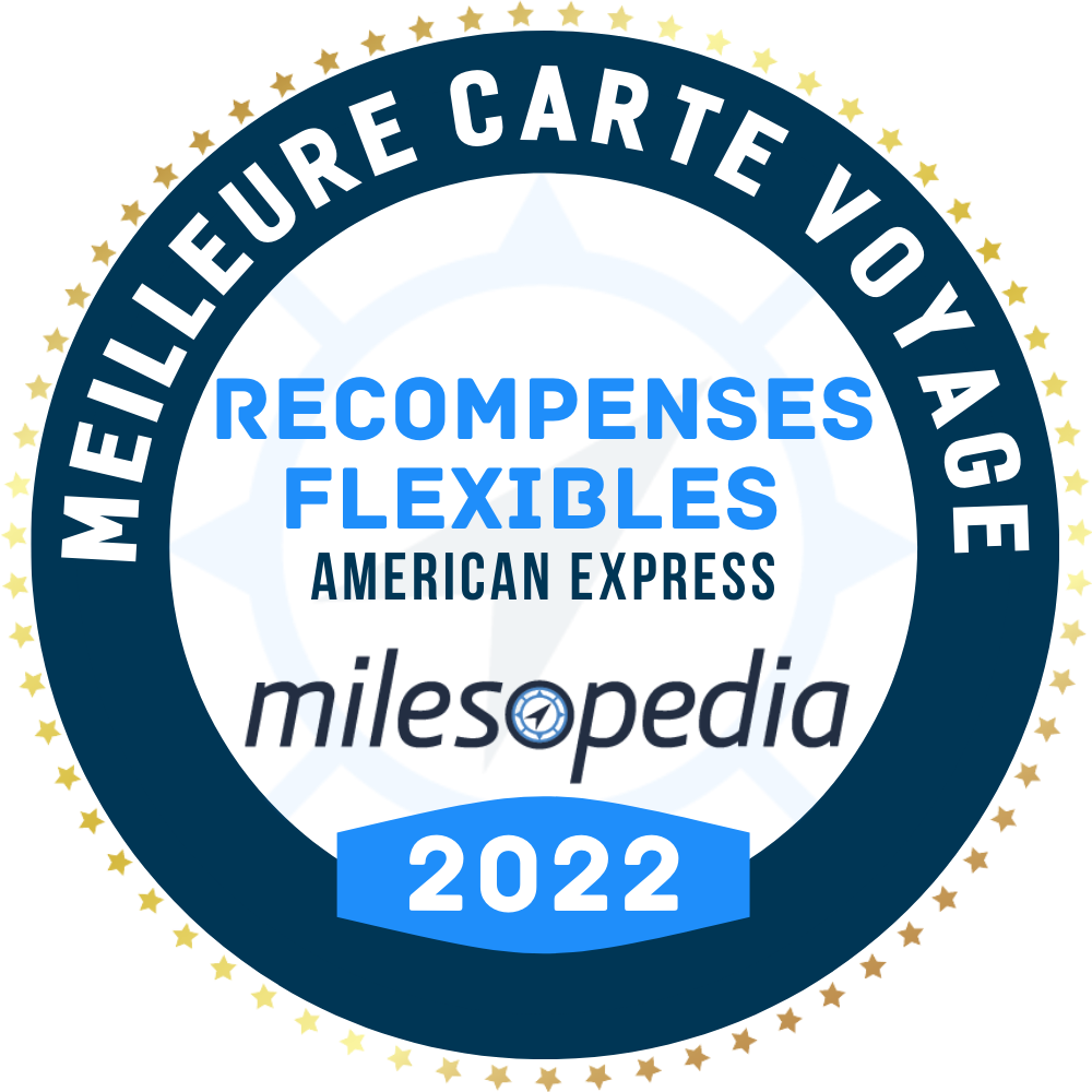 Classement des meilleures cartes de crédit au Canada en 2022 - Meilleure carte credit Voyage Recompenses flexibles American Express