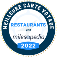 Meilleure carte credit Voyage Restaurants Visa