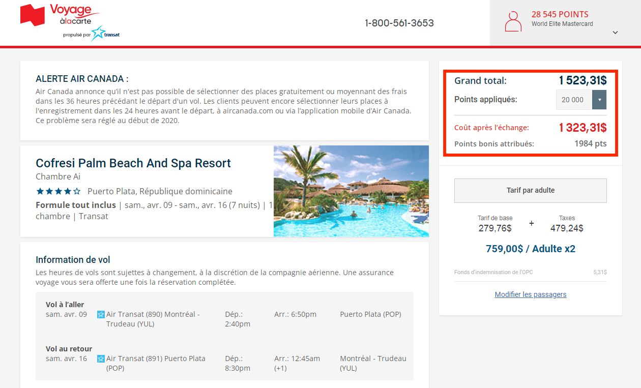 All-Inclusive Travel: The Best Credit Cards for Southern Vacations Using Points - Points BNC Tout inclus