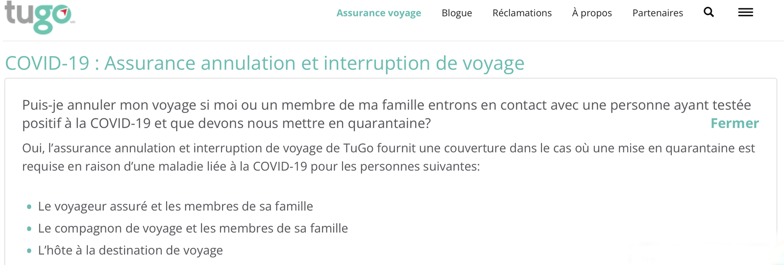 Assurances&nbsp;: Comment annuler un voyage et se faire rembourser&nbsp;? - TuGo assurance isolement avant départ