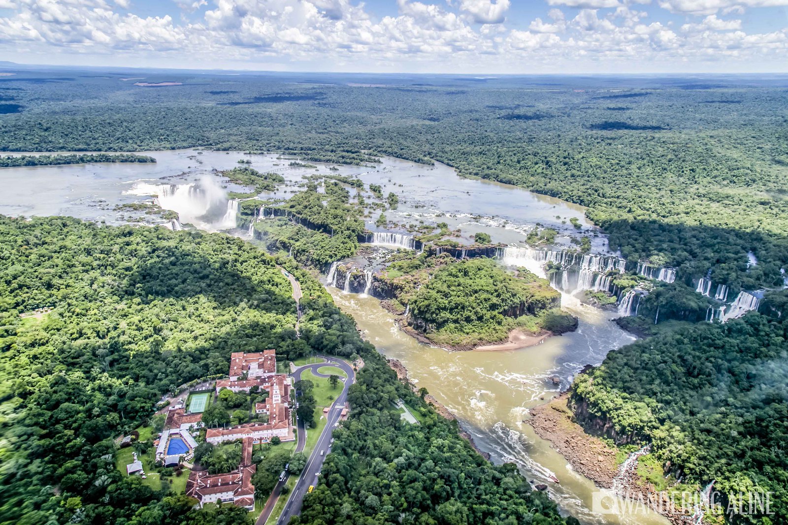 10 beautiful landscapes to discover with reward points - Vol hélicoptère Iguaçu