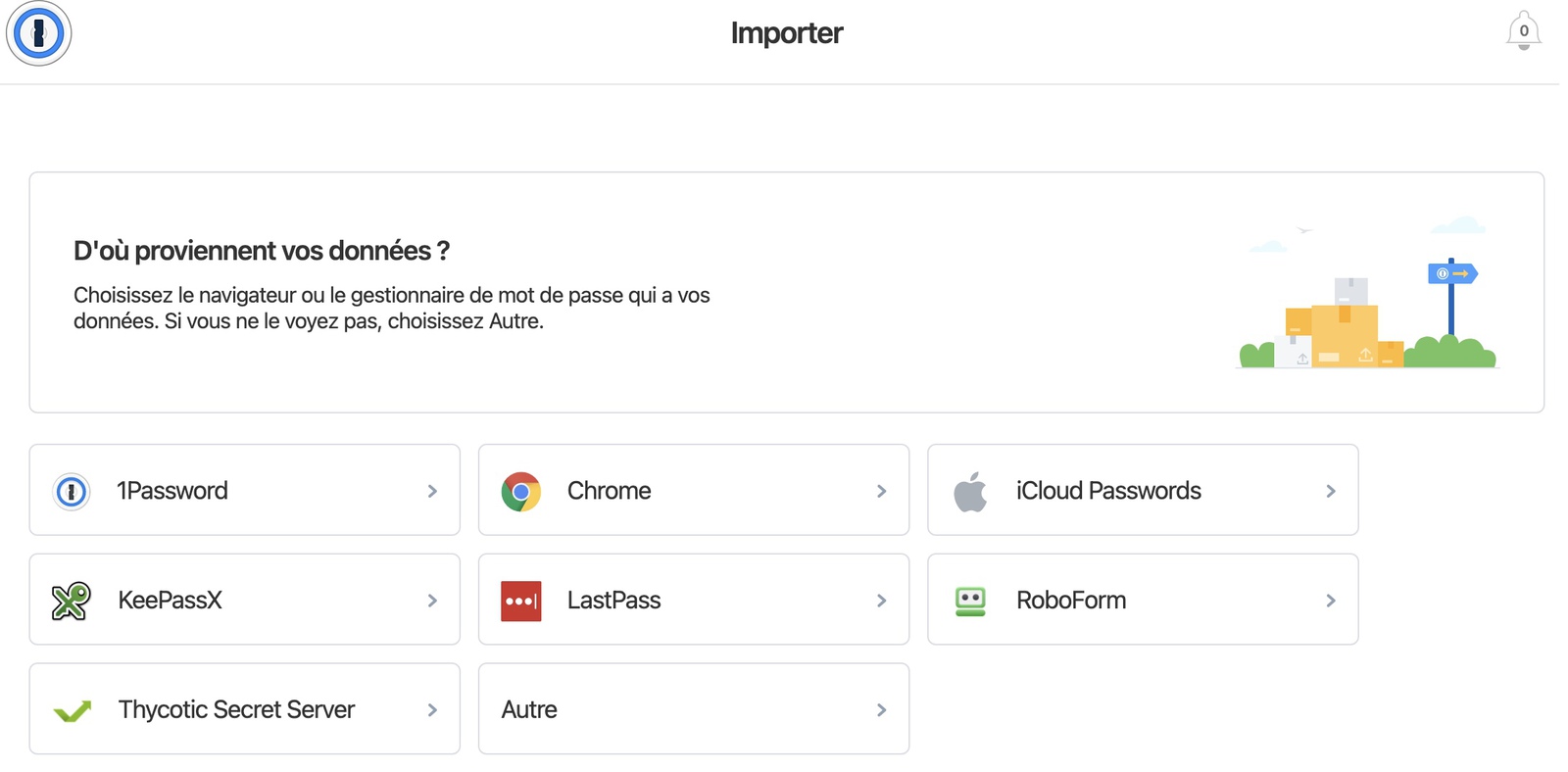 1Password: Password management (travel, credit cards and more) - password importer