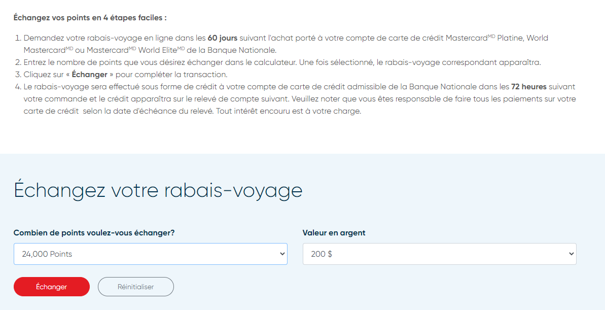 Banque Nationale&nbsp;: Comment utiliser les points récompenses BNC sur vos voyages? - BNC