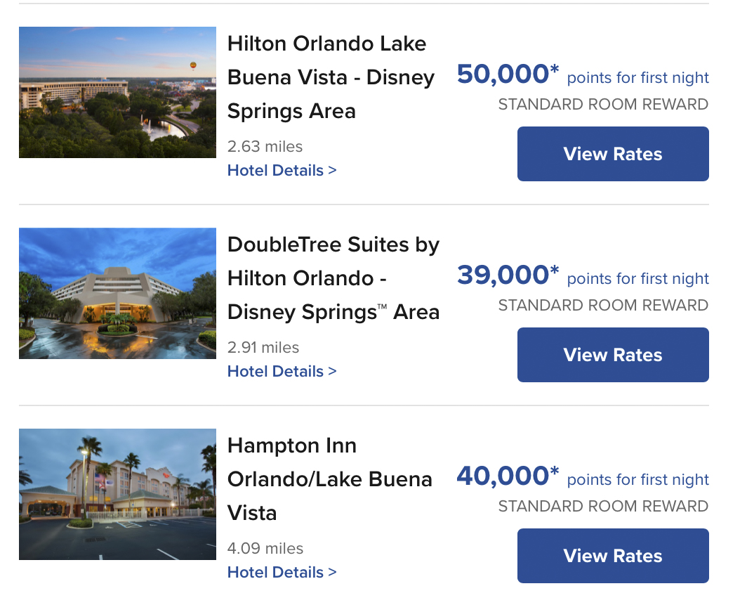 Disney World: Ultimate Guide to Saving with Points - Hilton Honors