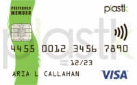 Plastk Secure Visa Credit Card
