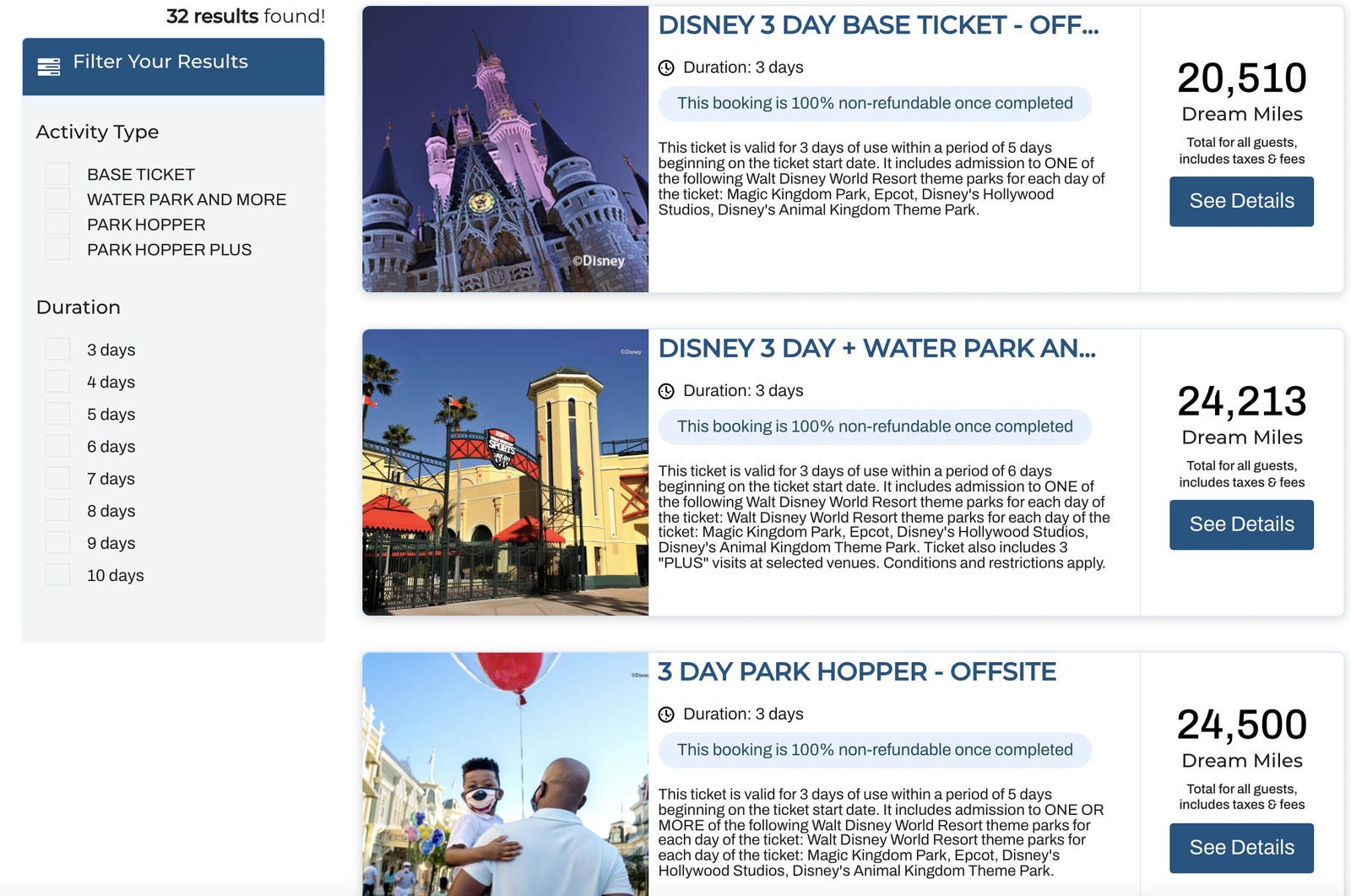 Disney World: Ultimate Guide to Saving with Points - red tag disney list en
