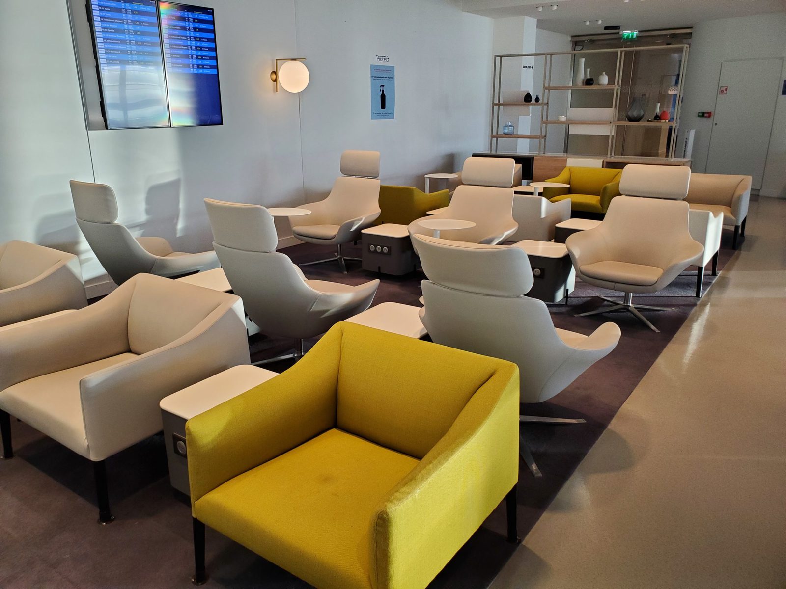 Air France Seating Area