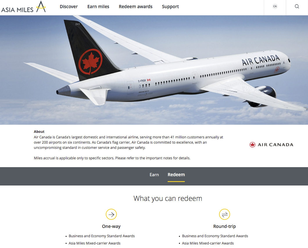 The ultimate guide to Asia Miles from Cathay Pacific - Asia Miles et AC