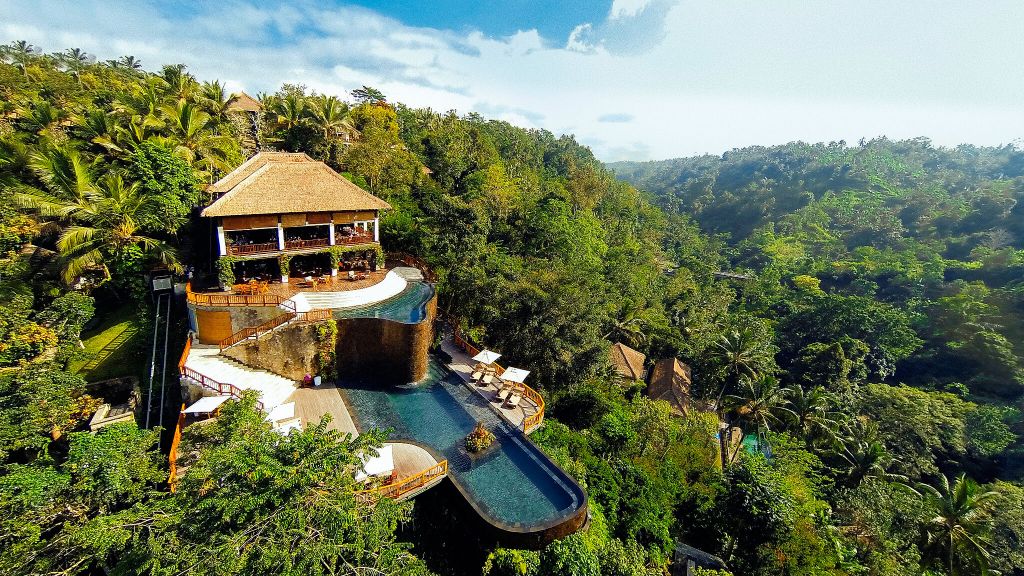 Hanging Gardens of Bali-aerial