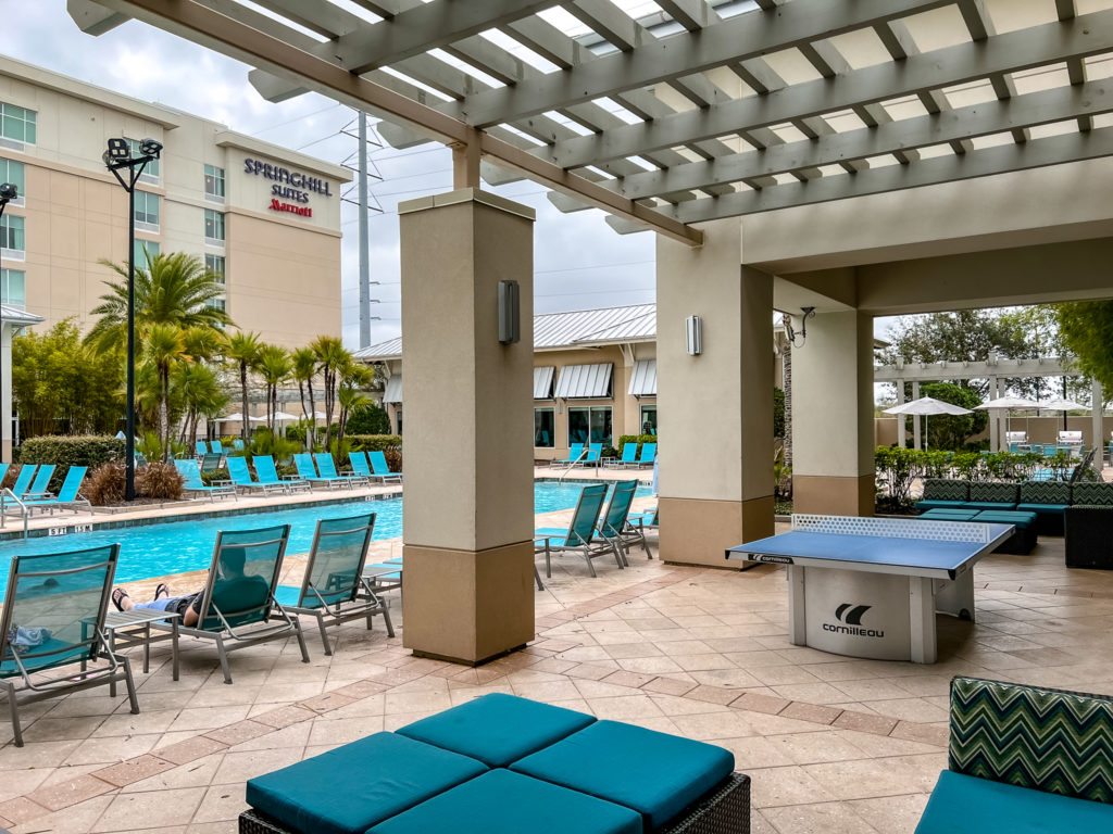 Piscine du SpringHill et du TownePlace Suites