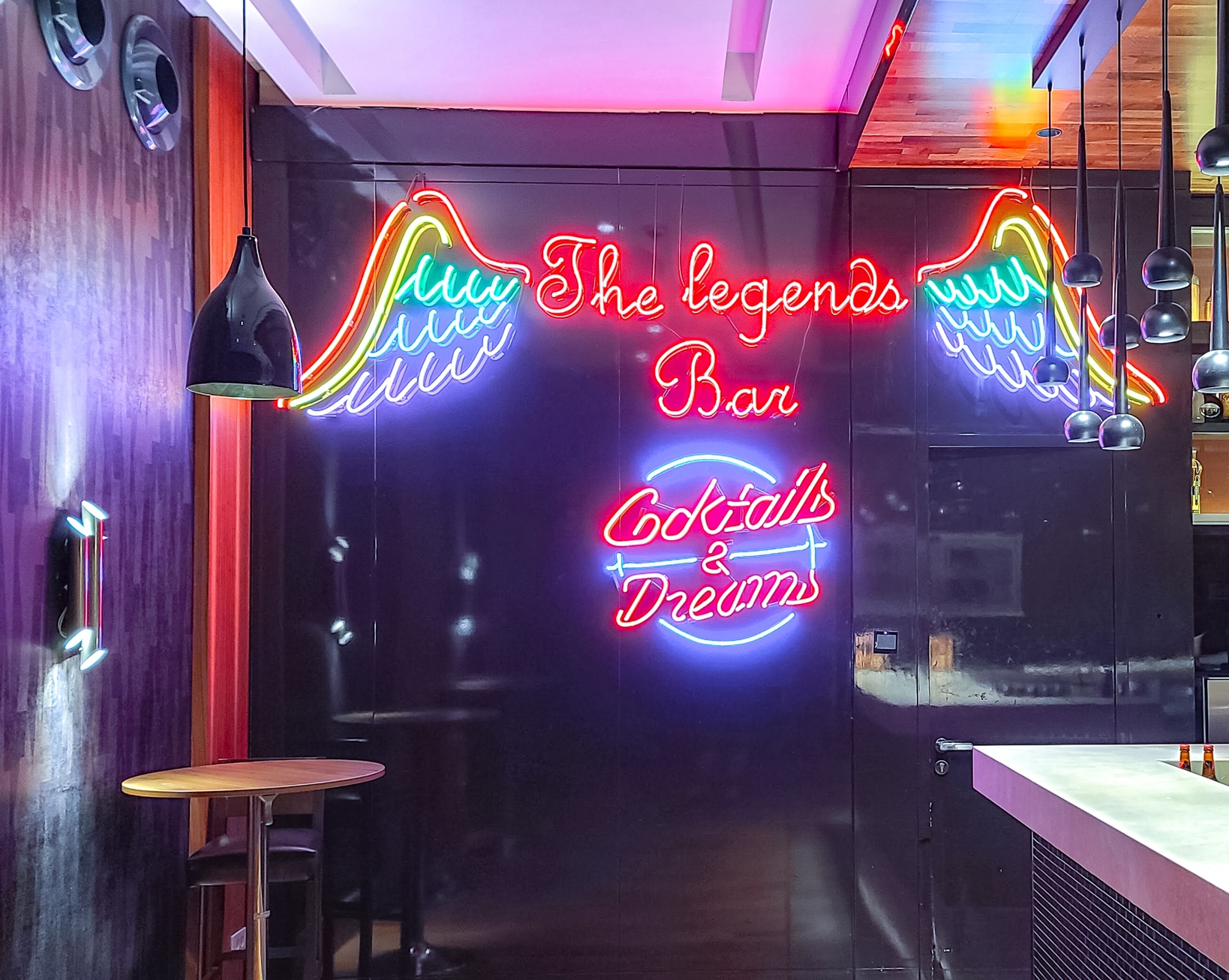 The legends bar