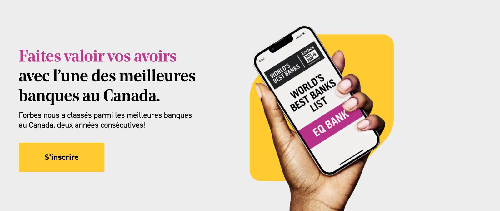 Banque EQ&nbsp;: obtenez votre compte bancaire sans frais (disponible au Québec)! - Banque Eq Forbes