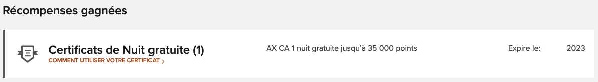 Marriott Bonvoy&nbsp;: combinez le certificat de nuit gratuite et jusqu'à 25&nbsp;000 points - Certificat nuit gratuite Marriott