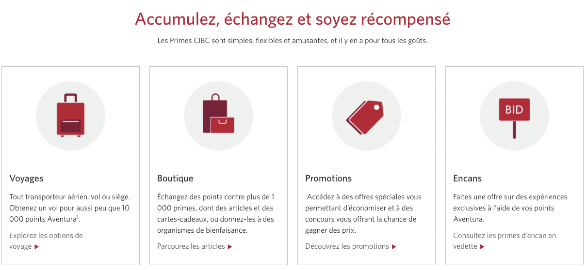 CIBC Aventura Exclusive Digital Offer: Up to 45,000 points and no first-year fees! - CIBC Bonus Examples