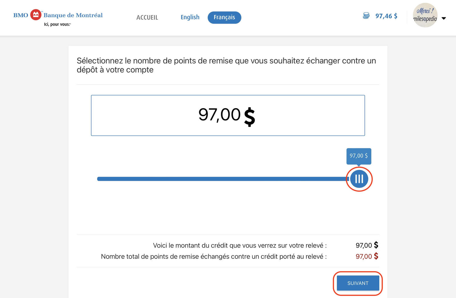 How do I use BMO Mastercard cashback to pay my credit card balance? - bmo remises en argent