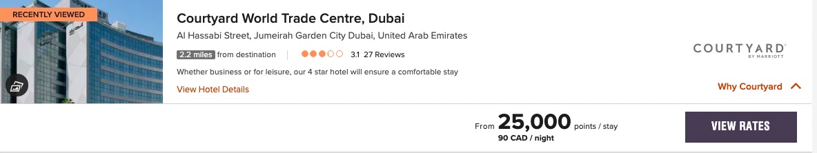Review&nbsp;: Courtyard World Trade Centre, Dubai | Marriott Bonvoy - courtyard world trade center dubai rate