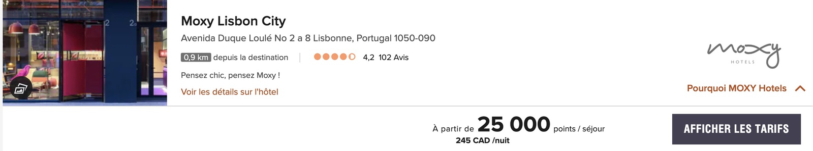 Avis&nbsp;: Moxy Lisbon City | Marriott Bonvoy - moxy lisbonne tarifs