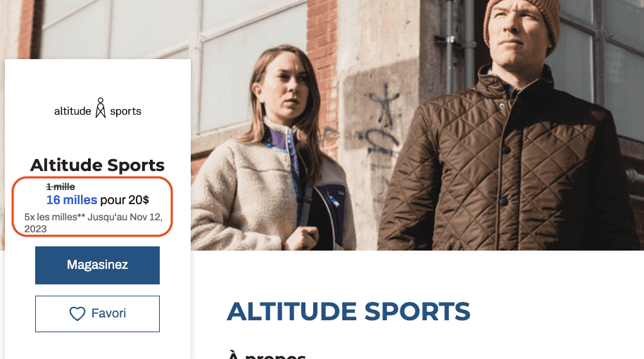 Airmilesshop altitude sport