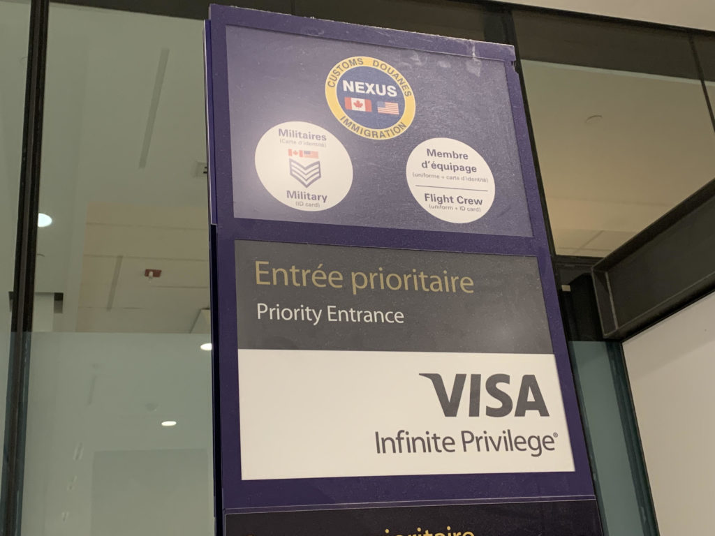 Entrée Visa Infinite Privilege
