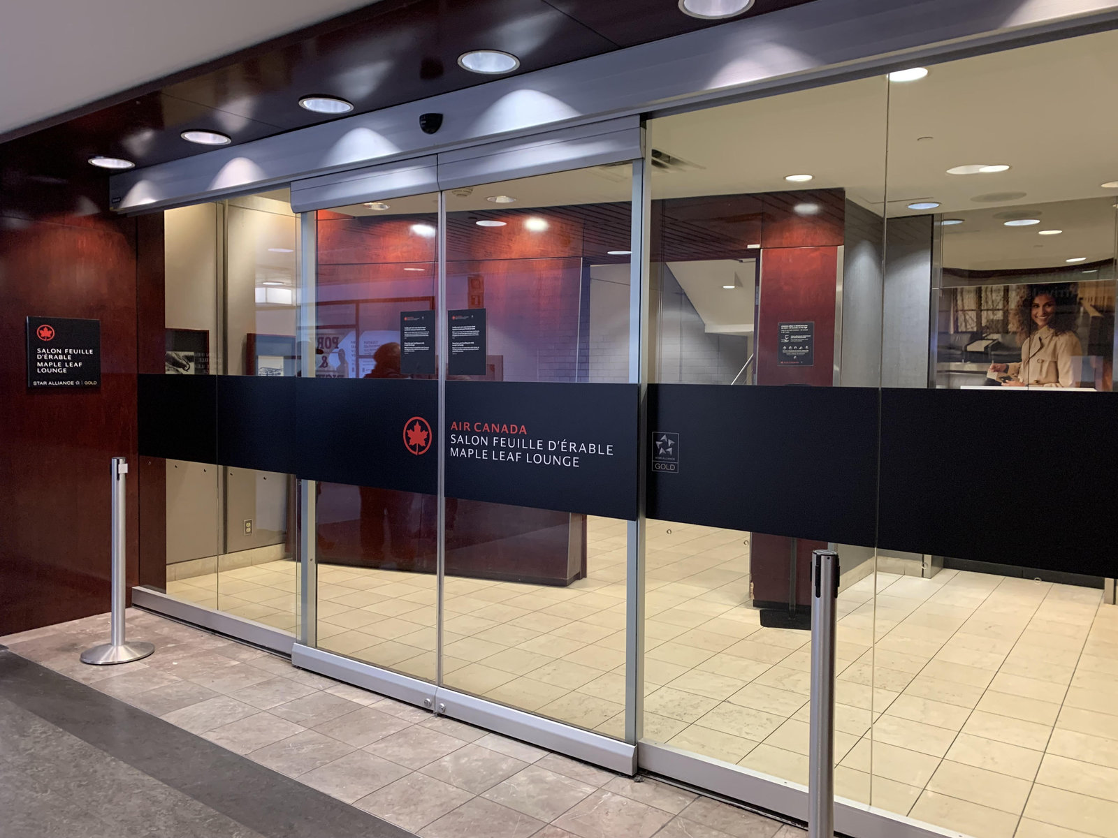 Avis : Salon Feuille d’Érable d’Air Canada – Domestique – Montréal Trudeau - Salon Feuille Érable Yul Domestique