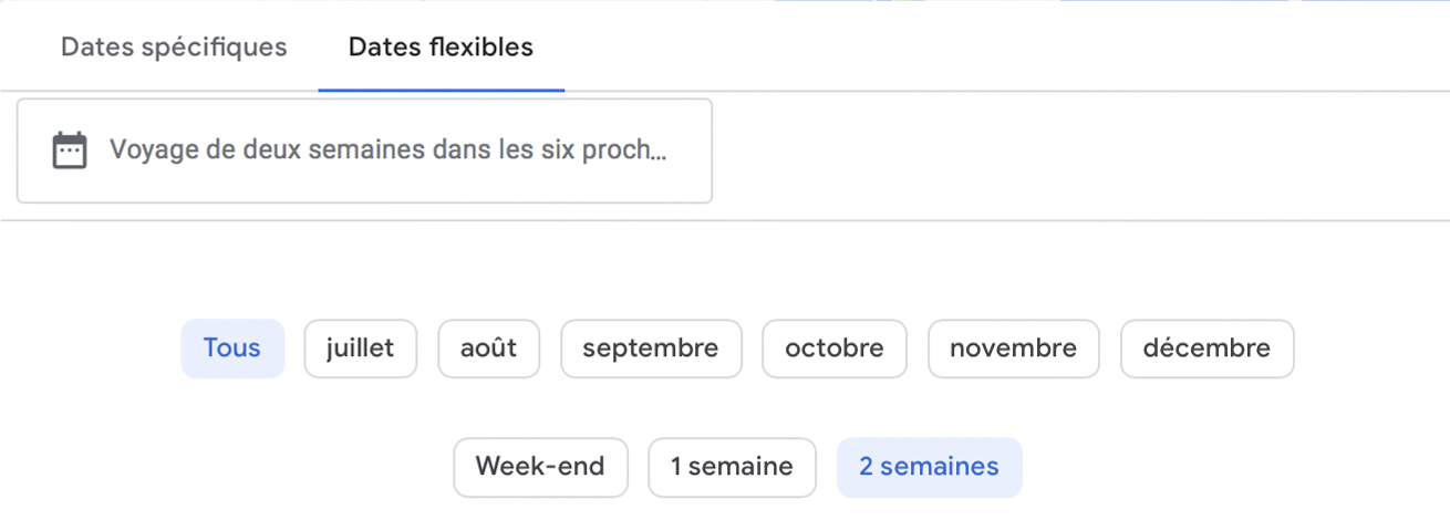 Google Flights: How to find the best flights and fares - Dates flexibles