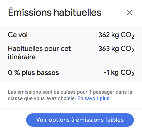 Google Flights: How to find the best flights and fares - Émissions habi