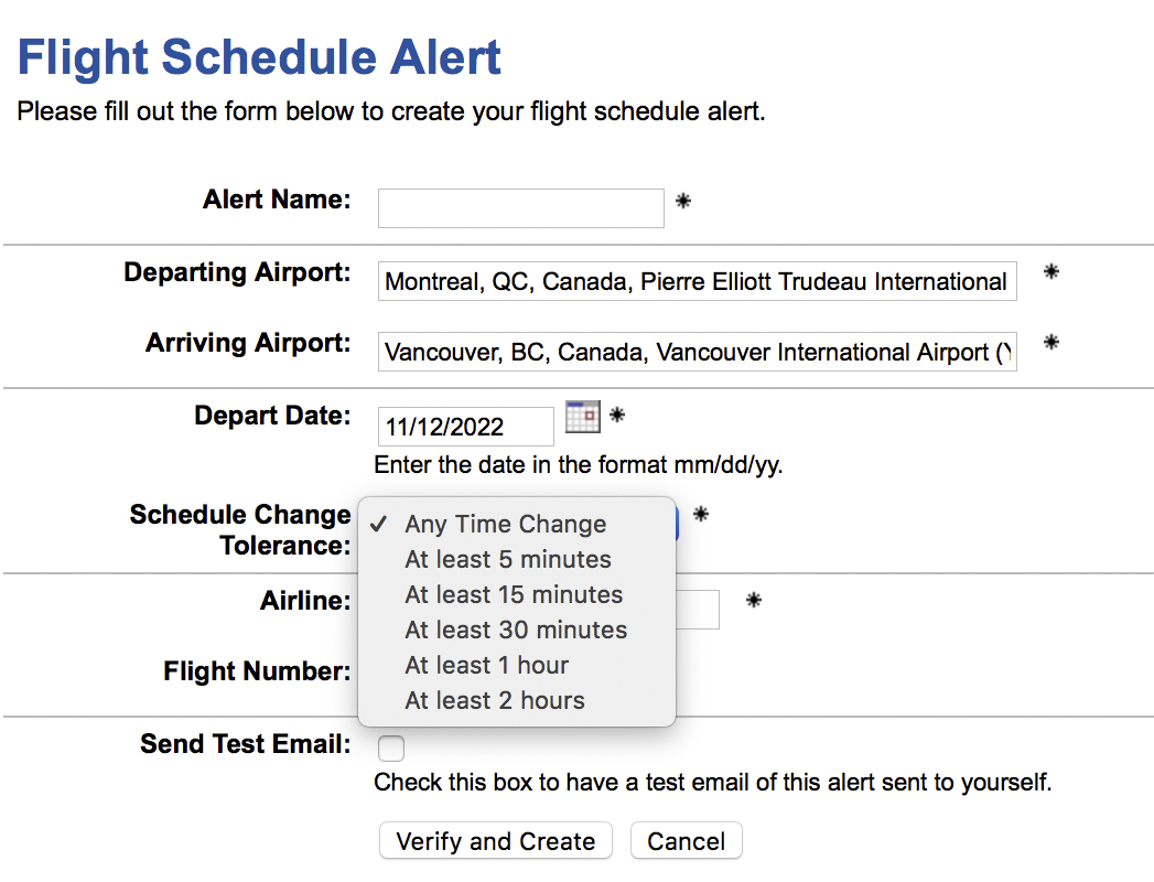 ExpertFlyer: The Ultimate Tool for Optimizing Flight Searches - ExpertFlyer Flight Schedule Change