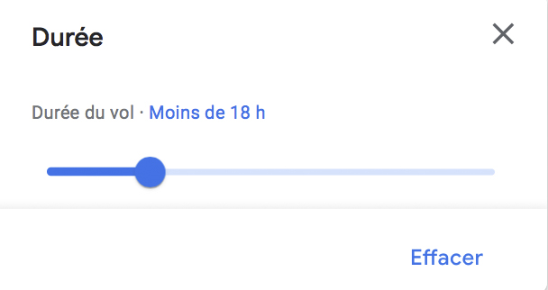 Google Flights : Comment trouver les meilleurs vols et tarifs - Filtre Durée