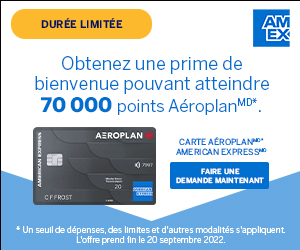 Carte Aéroplan American Express