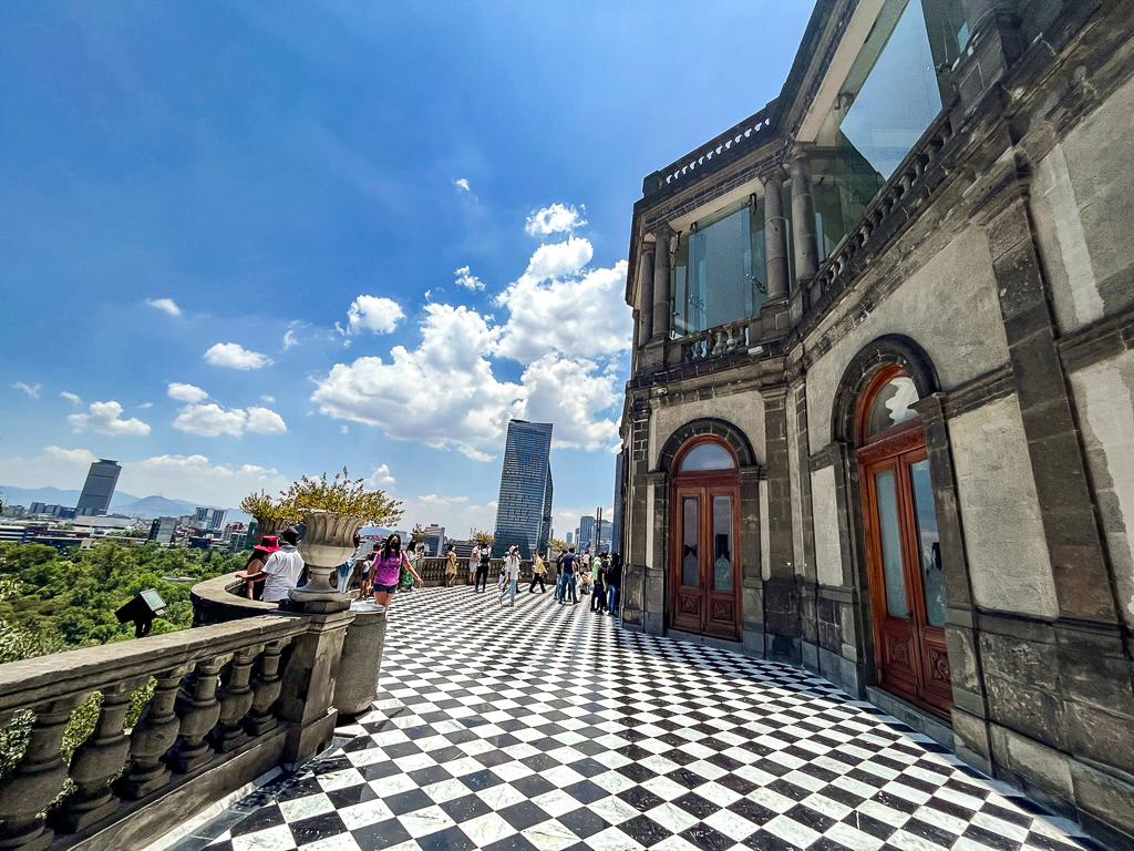 C02 Château de Chapultepec – terrasse