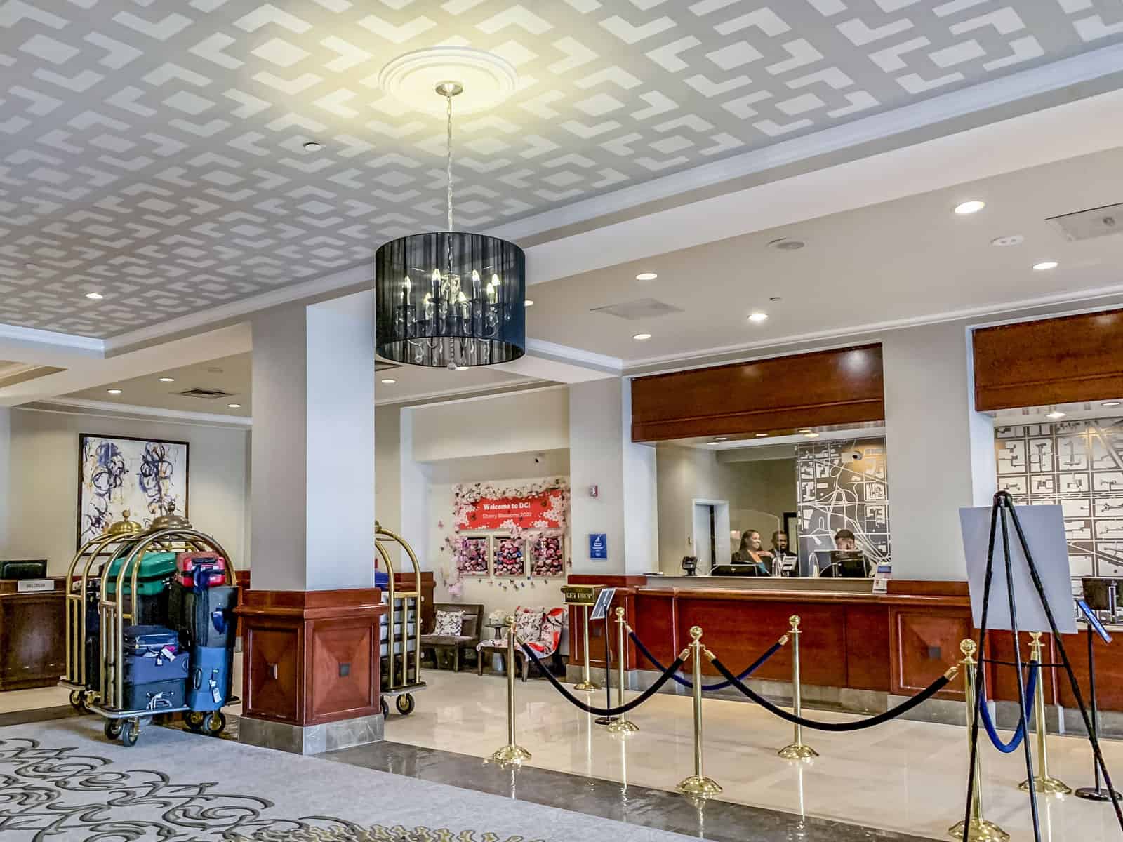 Review&nbsp;: Capital Hilton DC | Hilton Honors Hotel - Capital Hilton DC-Réception1