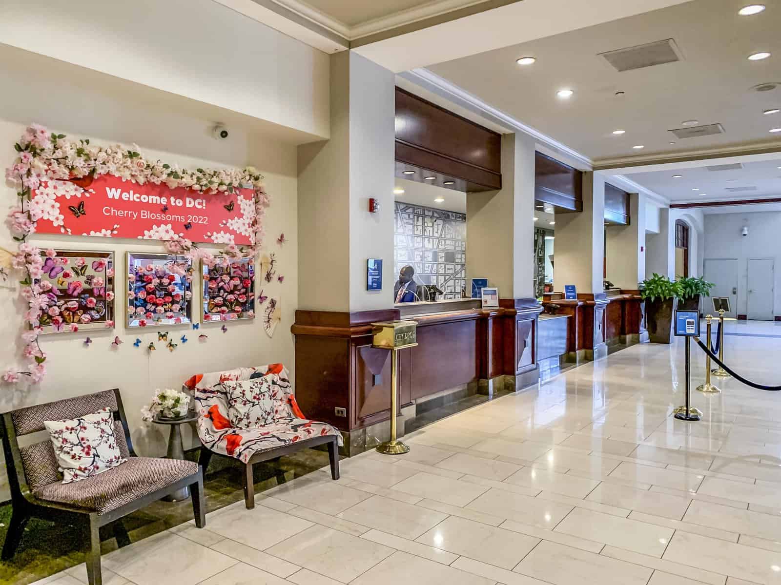 Review&nbsp;: Capital Hilton DC | Hilton Honors Hotel - Capital Hilton DC-Réception56