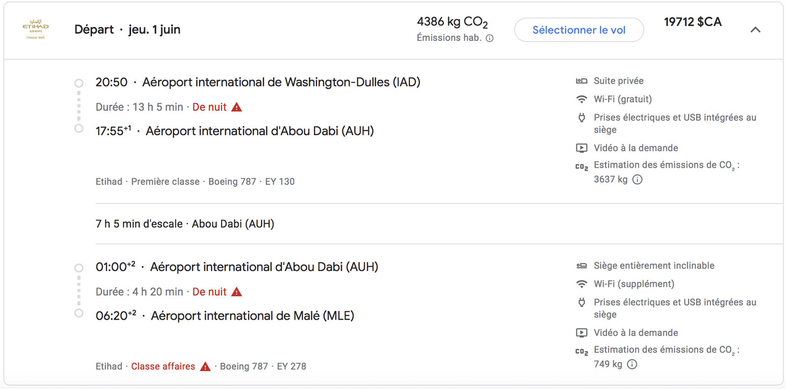 Aeroplan points + cash: the different redemption options - Coût en argent EY