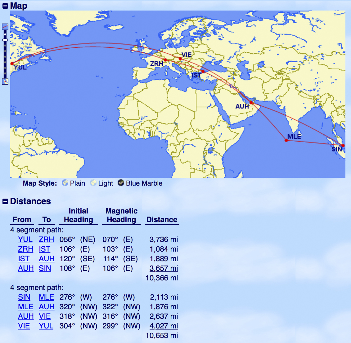 Aeroplan: How to Find the Best Deals - GcMap pour calculer votre tarif