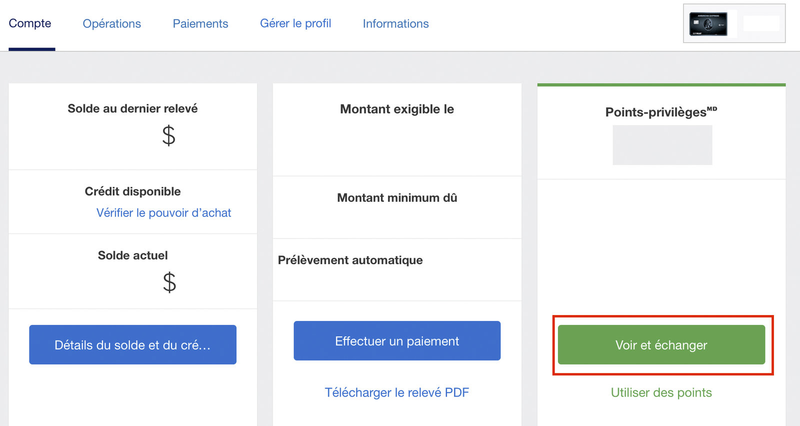 American Express&nbsp;: Comment voir les détails d’accumulation de points avec Amex?? - 1