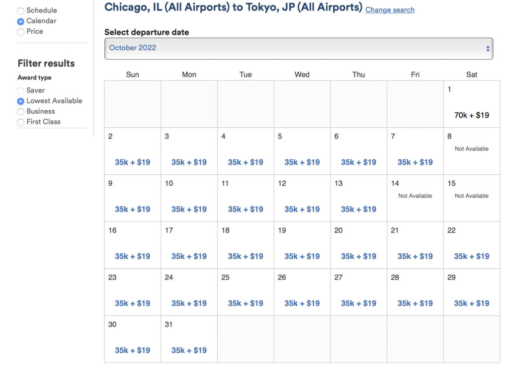 Alaska Mileage Plan from ORD avail