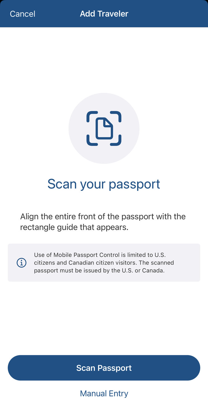 Mobile Passport Control Application Cross the US border easily