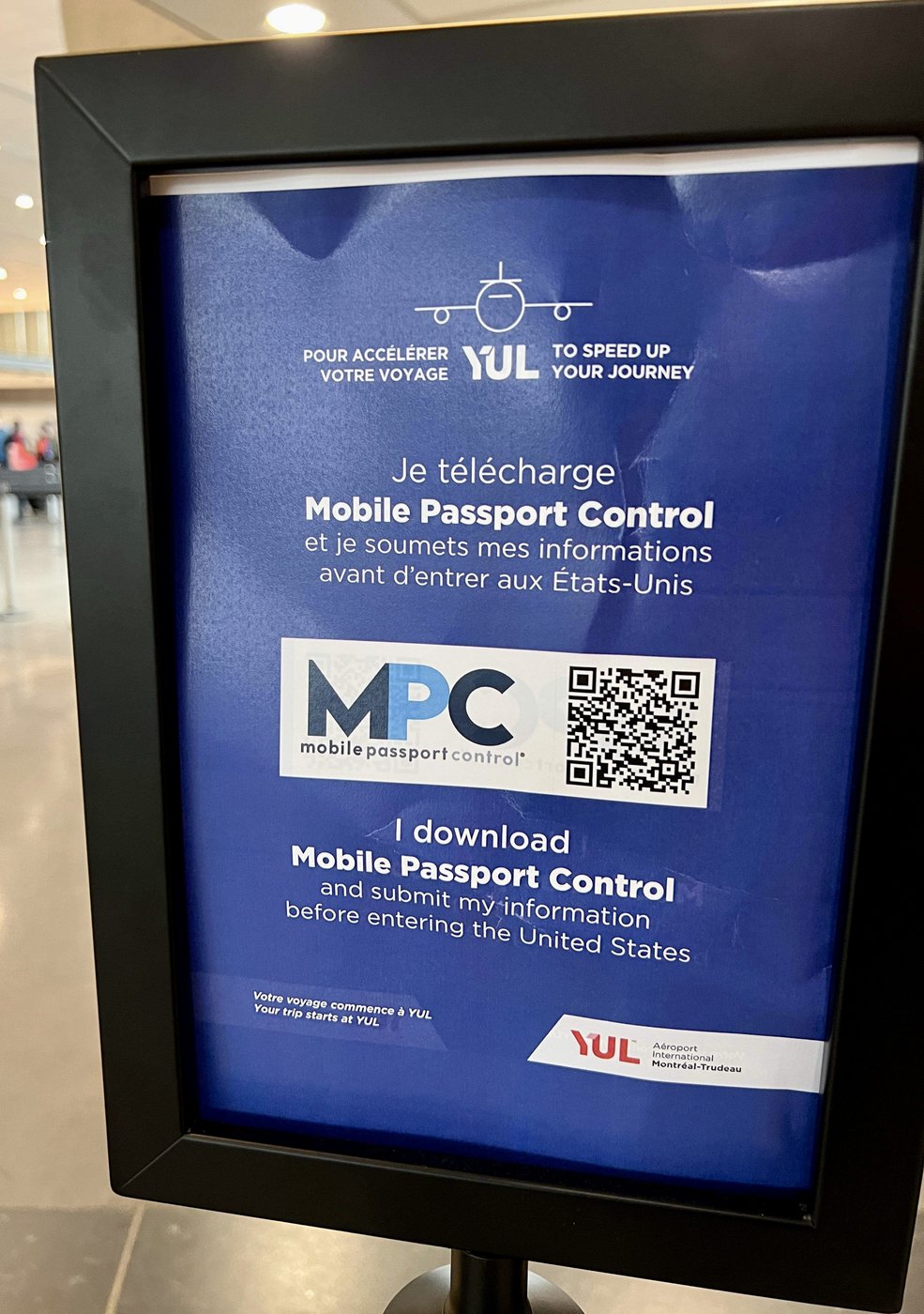 Mobile Passport Control Application: Cross the US border easily! - Mobile Passport Control Poster