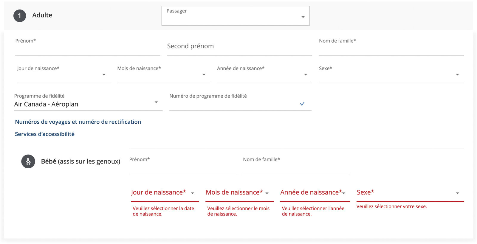 La réservation d’un billet prime pour bébé (version 2024) - Réservation Billet Prime Pour Bébé Aeroplan