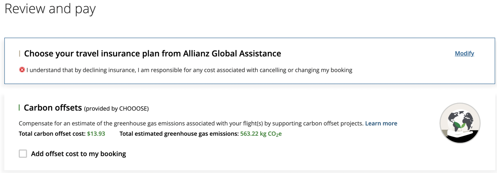 Offset your emissions with Air Canada and CHOOOSE - Air Canada CHOOSE carbon offset