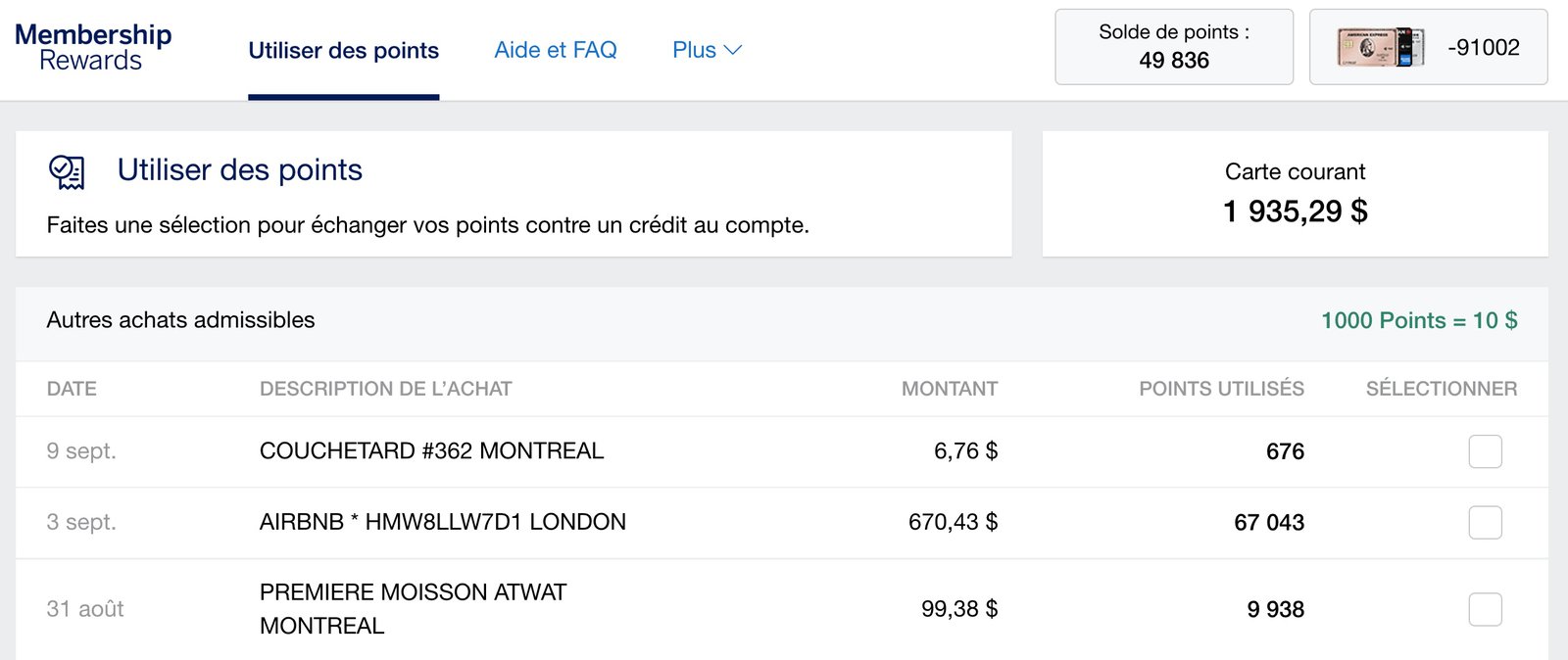 Offre AMEX&nbsp;: jusqu’à 60&nbsp;000 points avec la Carte Or avec Primes American Express - Achats Nouvelle Carte Or Amex