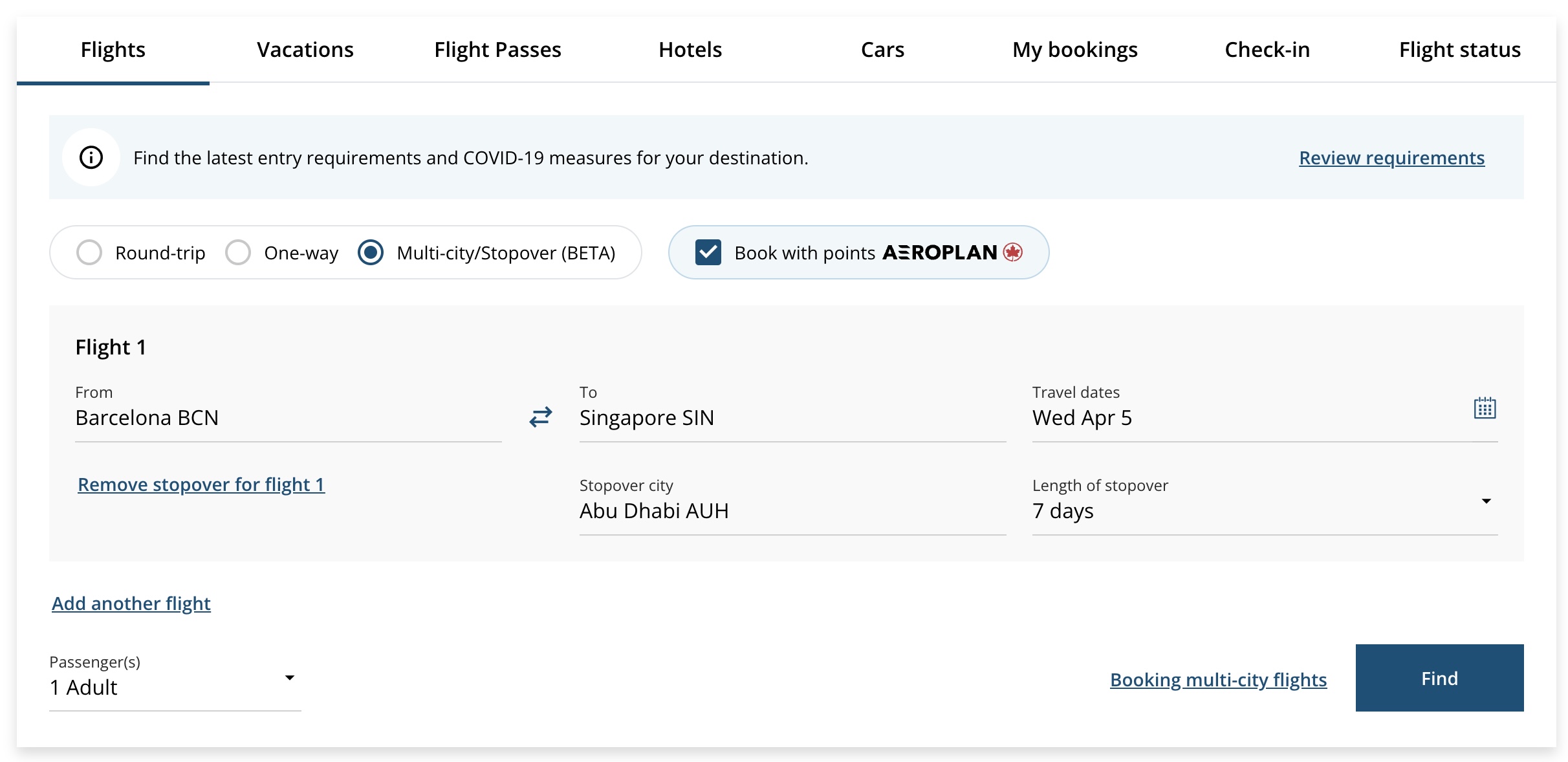 New: Book Online An Aeroplan Award Stopover! - Aeroplan Stopover Home En