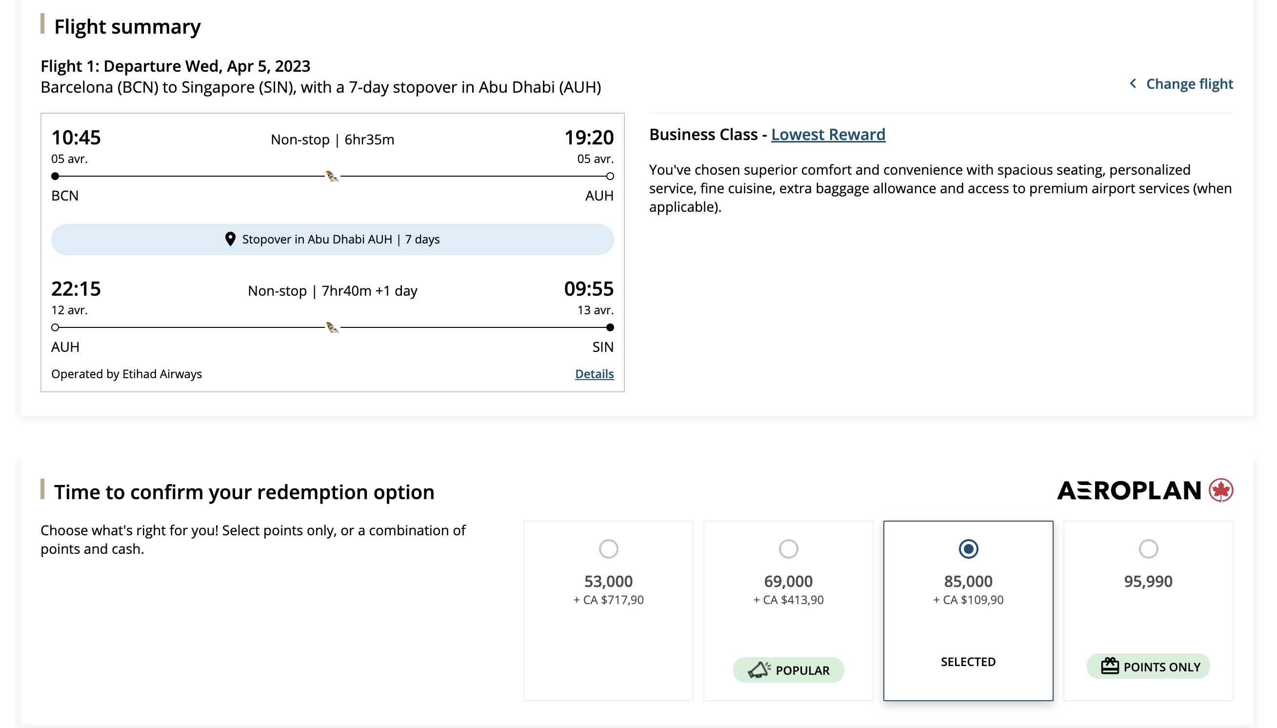New: Book Online An Aeroplan Award Stopover! - Aeroplan Stopover Total En