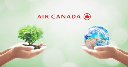 Air Canada CHOOSE eBoutique compensation carbone