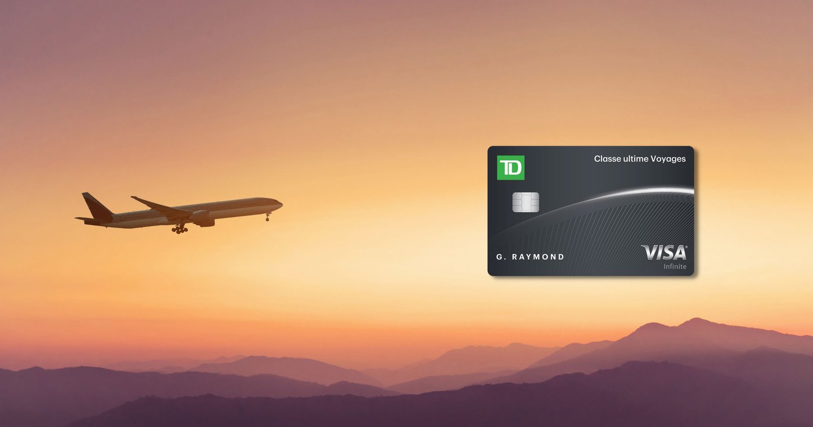Offre TD Classe ultime Voyages&nbsp;: Jusqu’à 165&nbsp;000 points Primes TD, accès aux salons d’aéroport et aucuns frais la première année! - Td Classe Ultime Voyages Avion